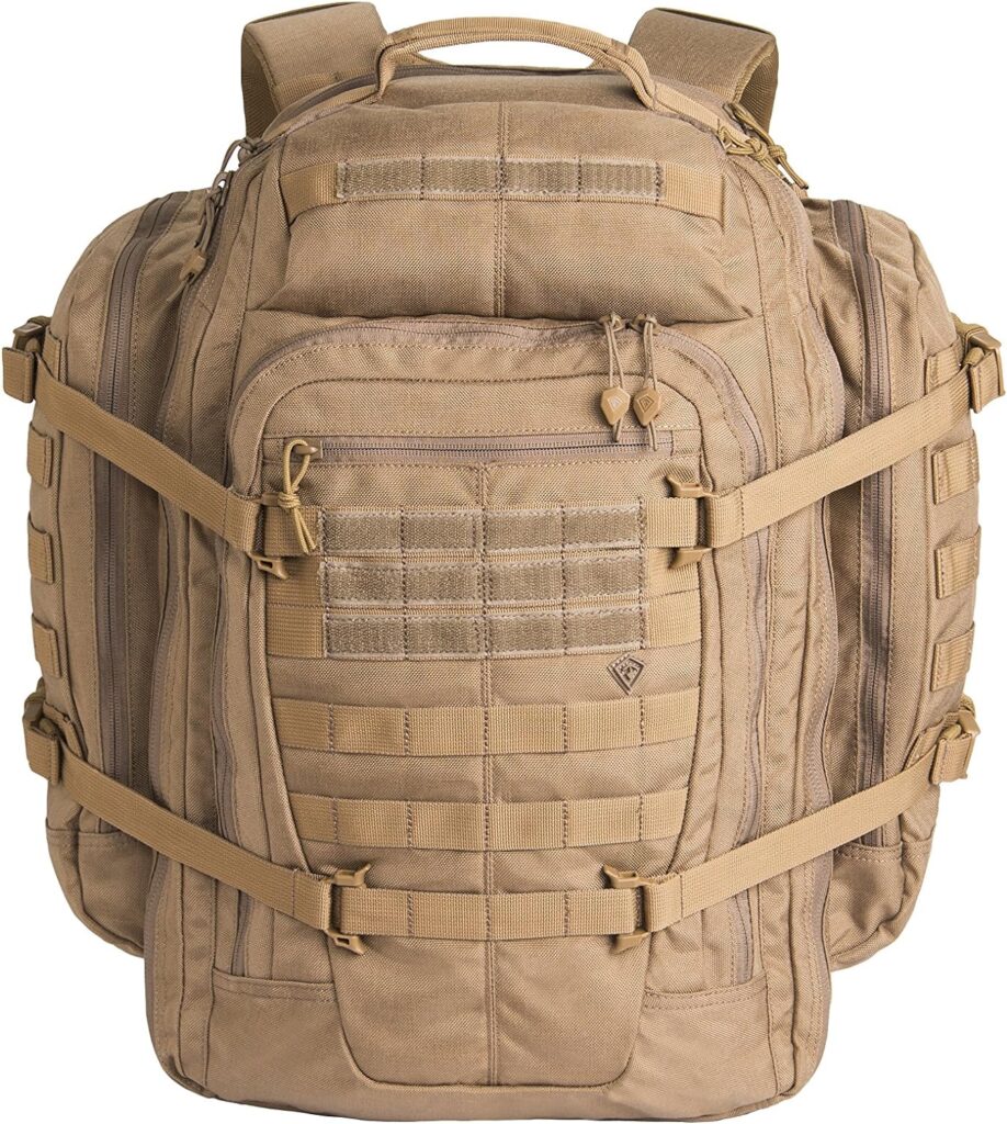 First Tactical Specialist 3-Day Backpack 56L, Large Assault Military Molle Rucksack, Survival Go Bag