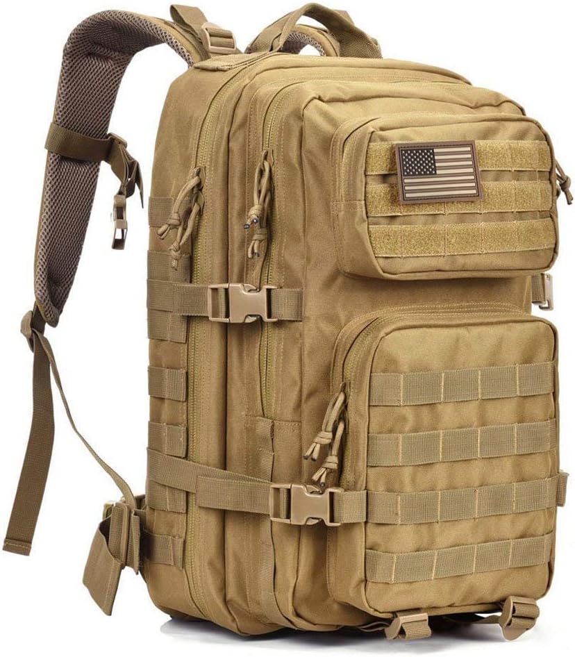 REEBOW GEAR Military Tactical Backpack Large Army 3 Day Assault Pack Molle Bag Backpacks